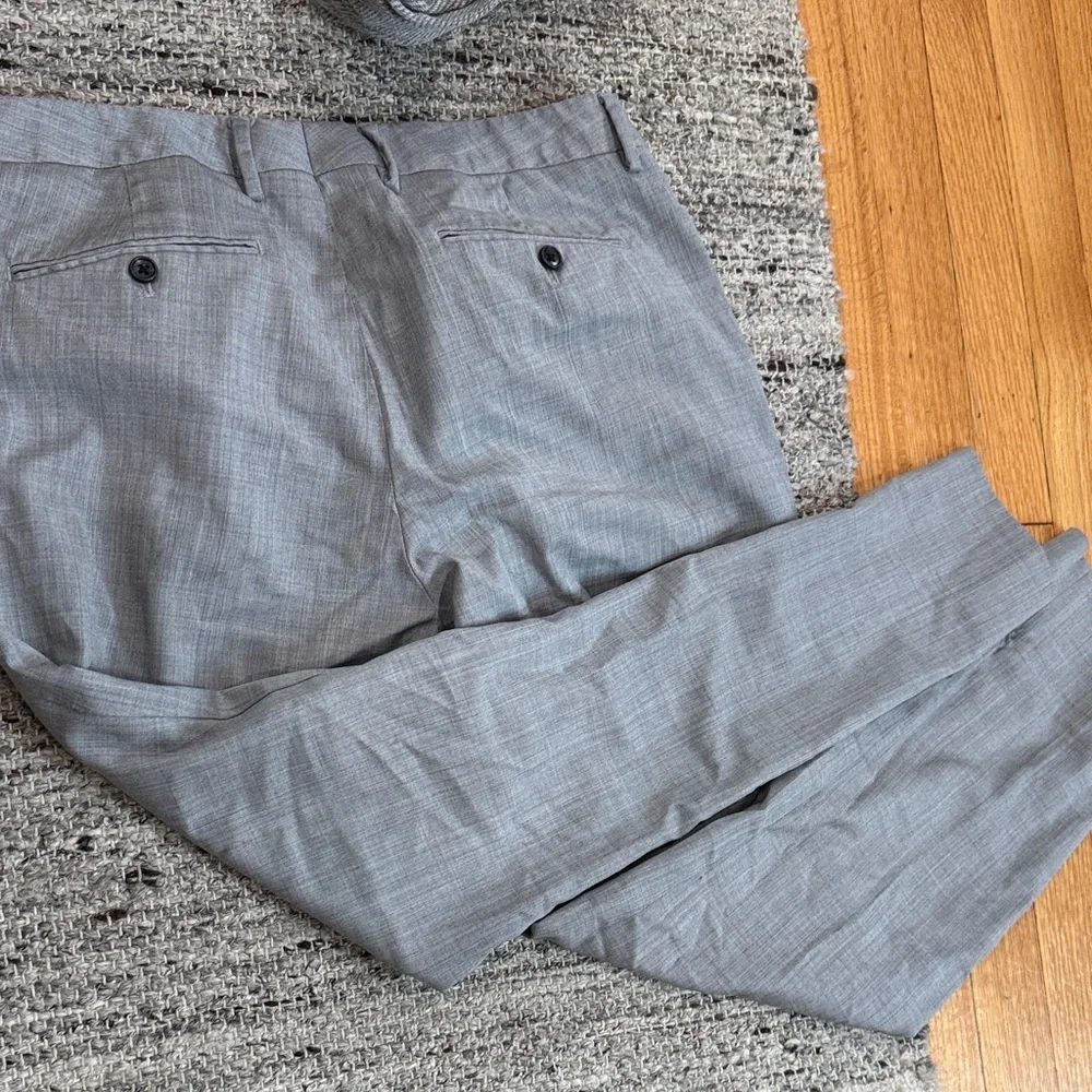 Bonobos Light Gray Slim Dress Pants 34x30